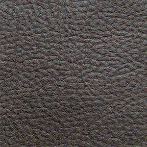 Close-up of the textured, dark gray leather surface on the Golden Tech PR525 Cloud+ Recliner With Lift Assist & Twilight, highlighting the natural grain patterns and subtle creases.
